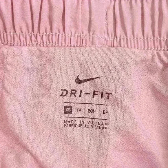 Women's Pink Lined Nike Dri Fit Running Shorts Size XS - Picture 3 of 5
